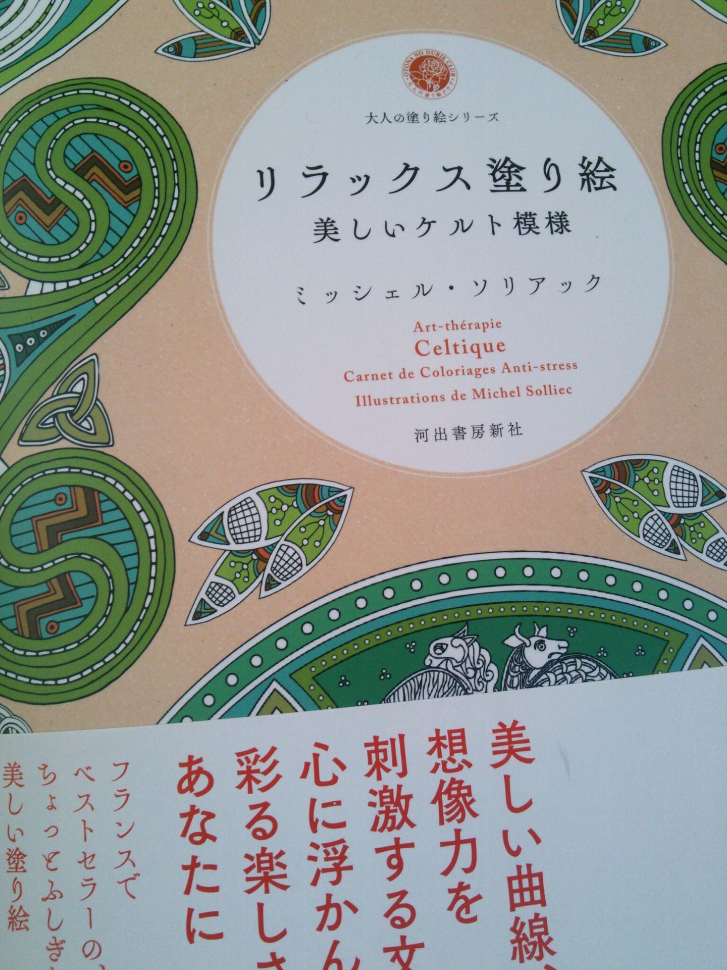 大人のぬりえシリーズ 美しいケルト模様 Enjoy Life Now 笑って過ごすこの人生